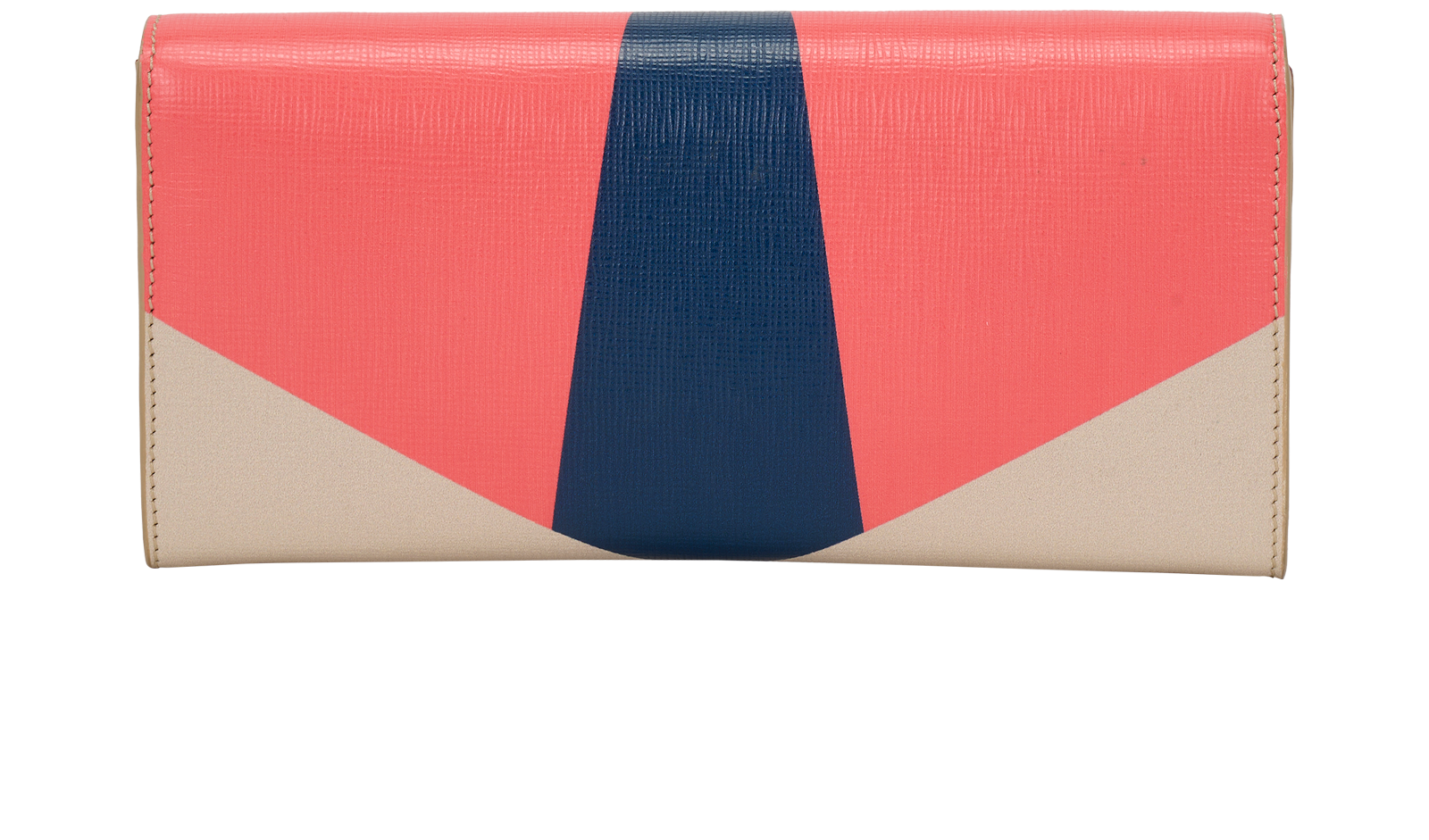 Elite Monster Wallet On Chain, &pound;295, Handbags, Beige/Pink, Leather, Back view